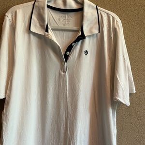 Coolibar Polo. White. Size  XXL.